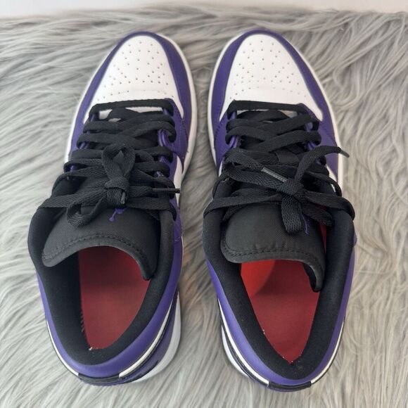 Nike Air Jordan 1 Low Court Purple Size 8.5 - Picture 15 of 16